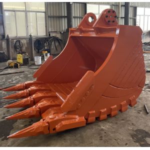 High-strength Steel Plate Rockslide Bucket for Excavator with High Hardness