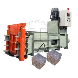 3500 KG Capacity Coconut Coir Bricks Pressing Machine for Bale Size 600*400*300
