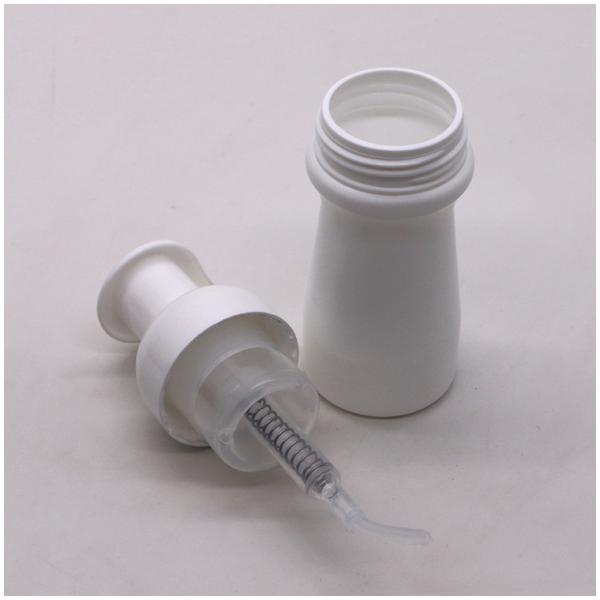 HDPE Lotion Bottle for PET Facial Cleanser Mousse Foam Pump Bottles 70mL OEM Customized