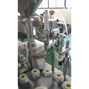 1500bph Soft Tube Semi Automatic Filling Sealing Machine With 30L