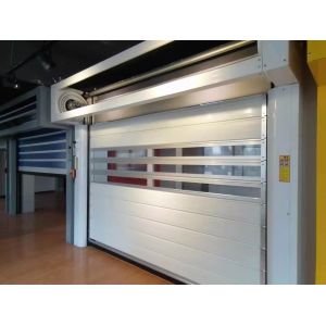 China Metal High Speed Spiral Roller Shutter Door Industrial Multi-functional high-quality fast-rising hard material door on sale