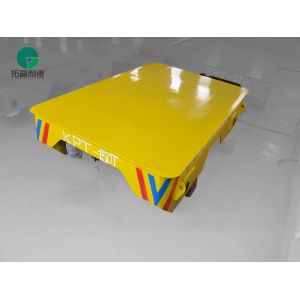 Automatic welding carriage handling rail cart with hydraulic system in plant
