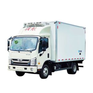Foton Aoling Express Blue Fresh Fruit Preservation Truck with 150 250hp Diesel Refrigerated Engine 4x2