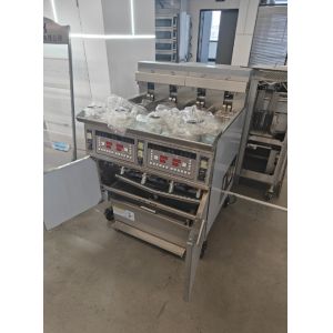 Professional Digital Computer Panel 4 Tank 4 Baskets 28KW 304SUS Electric Chips