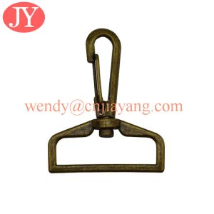 custom fashion handbag bag metal fitting, spring snap hook