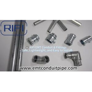 Cheap 2&quot; Pre-Galvanized EMT Conduit with Customizable Length for Electrical Wiring Protection in Small Bundle Packing for sale