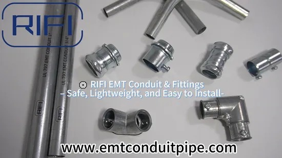 Hot DIP Galvanized EMT Conduit Pipe Electrical Metal Tube for Protecting and