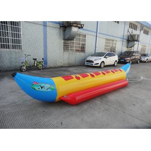6 - 8 Riders Banana Boat Towable Inflatables For Beach , Lake Water Exciting