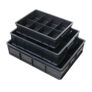 Electronics Storage ESD PCB Tray Plastic Antistatic Container 400x300x270