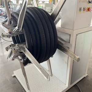 Drainage Corrugated Pipe Making Machine For HDPE Single Wall Corrugated Cable