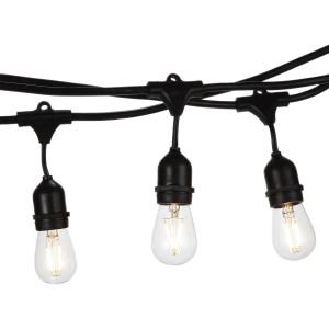 Garden Globe Garland Light Power Cord Operated Festoon String Lights For Wedding