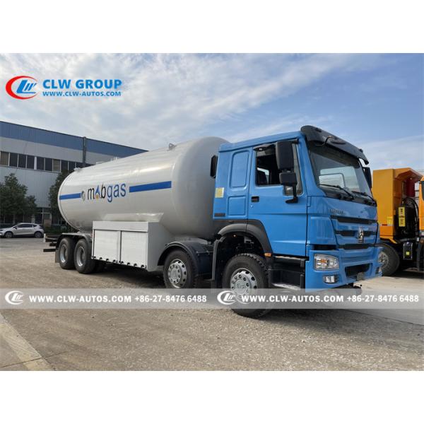 Quality Sinotruk Howo 8x4 35.5cbm LPG Delivery Truck With Flow Meter wholesale
