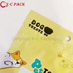 Collapsible Lightweight Design Airtight Pet Food Ziplock Bag With Moisture Proof