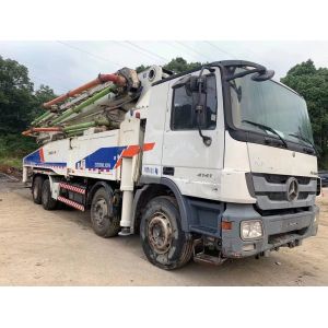 Zoomlion 52m Used Construction Machinery Cylinder Type Concrete Pump with