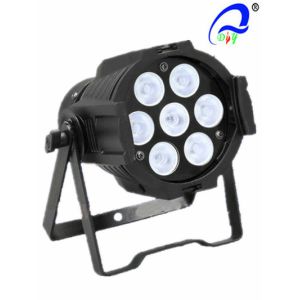 China Super Bright Mini 7PCS 15W RGBWA LED PAR Can Lights 8 Channel DMX512  Lighting on sale