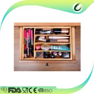 Large bamboo utensil drawer organizer tray
