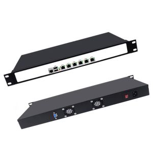 1U rackmount I3-2350M 6 Gigabit LAN firewall PC appliance soft router support