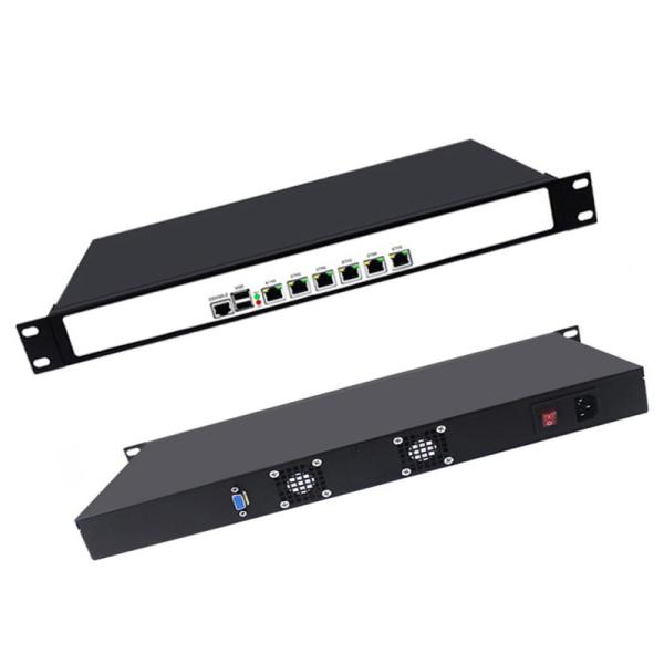 1U rackmount I3-2350M 6 Gigabit LAN firewall PC appliance soft router support