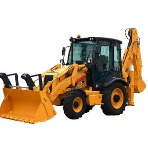 Liugong Clg764 8.3 Ton 1m3 Bucket Excavator Wheel Backhoe Loader