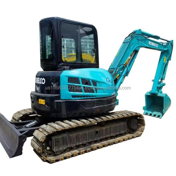 Original Used Kobelco SK55SR Excavator with Good Performance in 0-2000 Working