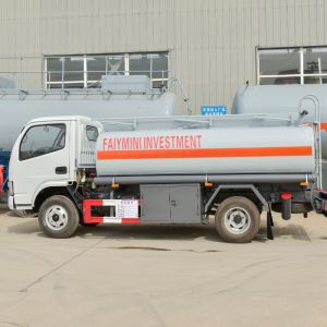 6 Metric Fuel Dispensing Trucks Forward Shift Number 5 Dongfeng 5000L 6000L Fuel