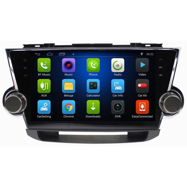Quality Ouchuangbo car radio multi media touch screen for Toyota Highlander 2011-2014 with USB SWC 1080 gps navi android 8.1 wholesale