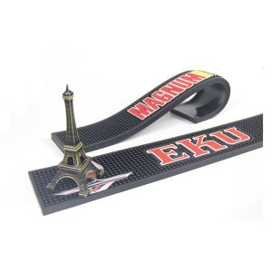 Custom Promotional Soft PVC Bar Mat Spill Mat Rail Drip Mat Bar Runner