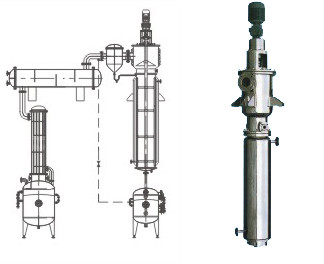 Wiped Vacuum Thin Film Evaporator Concentration Evaporation Equipment 304 316l