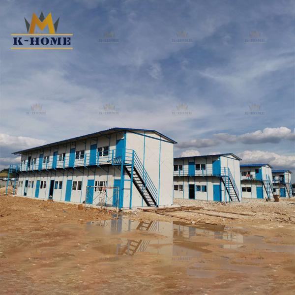 Quality Steel Modular Labour Hutment Sandwich Panel Prefab House wholesale