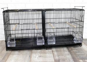 Cheap Kennel Pet Cage for XXL Medium Dogs Travel Metal Double-Door Folding Indoor Outdoor Cages for sale