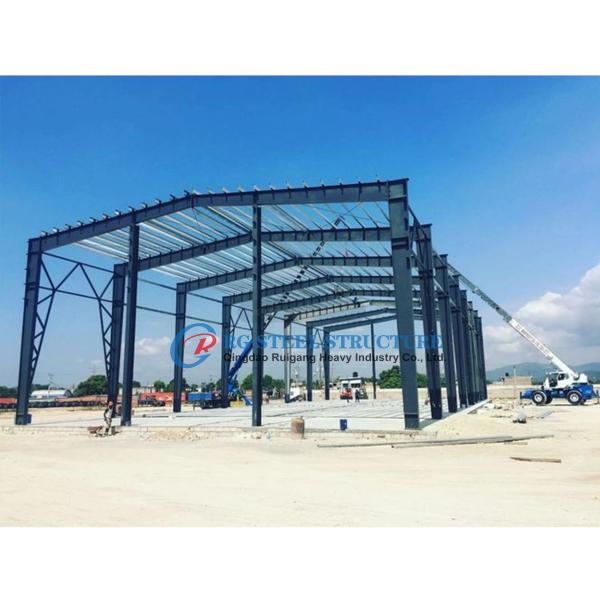 Quality Insulated Steel Frame Buildings , Eco Friendly Steel Structural Construction wholesale