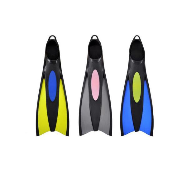 Quality Professional Full Foot Diving Swim Fins With Extended Sole Plate wholesale