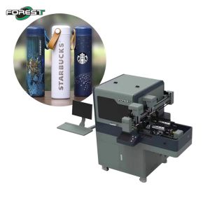 Cylinder UV Printer With Double Station For Jar Cylinder And Tumbler Bottle
