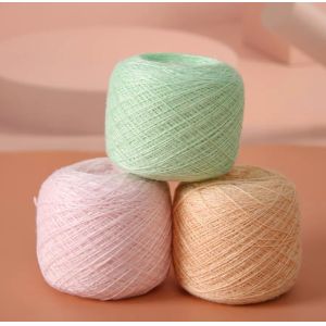 47% Viscose 26% Polyester Core Spun Yarn Nylon Thread Glitter Anti Pilling