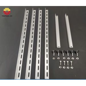 Solar Module Applicable Adjustable PV Triangle Brackets for Open Field