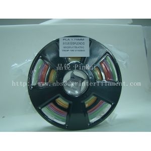 Gradient Color Multicolor Gradient ABS 3d Printer Filament 1.75 / 3.0 Mm 750g