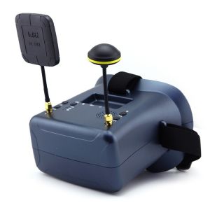 008D 4.3Inch FPV Accessories Digital DVR Diversity Goggles Dual Antenna 2000mAh