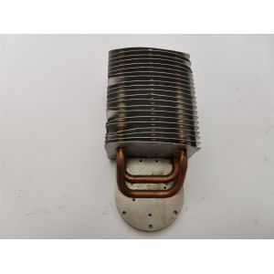 Water Cooled Extruded Aluminum Heatsink Anodizing Customized Shape