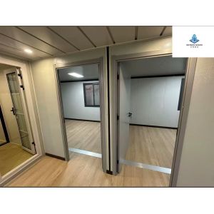 Foldable Expandable Container House With Insulation Fireproof Rock Wool Panels