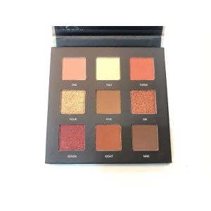 9 Shades Matte Shimmer Finish High Pigmented Eyeshadow Palette
