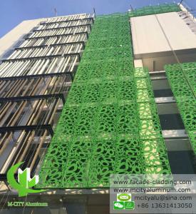 Cheap Exterior Metal patterned aluminum facade cladding metal curtain wall decoration for sale