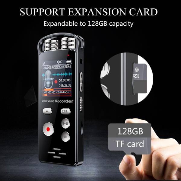 Digital Voice Recorder 32GB X-199 Continuous Recording Built-in Two Microphones Voice Recorder Audio Recording