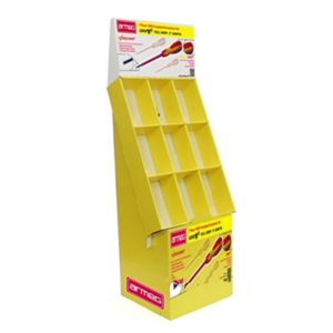 Matte Coating Portable Cardboard Exhibition Stands For Promotions