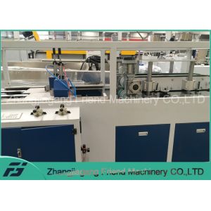 PVC Electrical Pipe Manufacturing Machine With Conical Double Screw Extrude