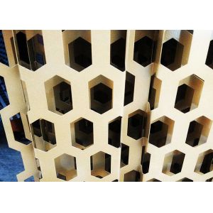 China 1.2m Length 10mm Metal Perforated Sheet For Wall Panels on sale