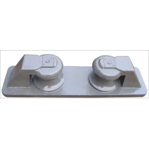 Painted Wire Rope Steel Horizontal Mooring Roller Open Type