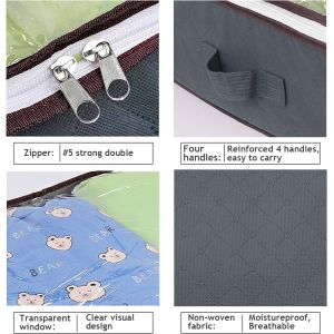 Budding Joy 90L Under Bed Storage Containers, Closet Organizers and Storage Bins