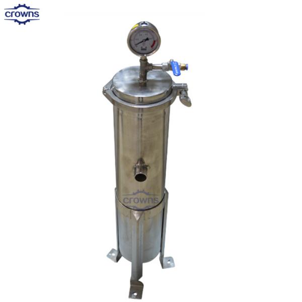 Stainless Steel Multi Cartridge Filter Housing For Water Treatment Unit 10 20 30 40 Inch
