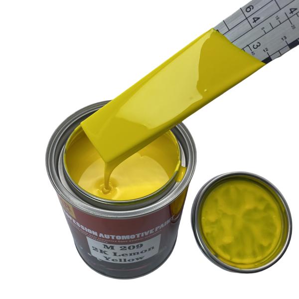 M209 2K Lemon Yellow Greenish Tone Mixing Base Colorant Professional Automotive
