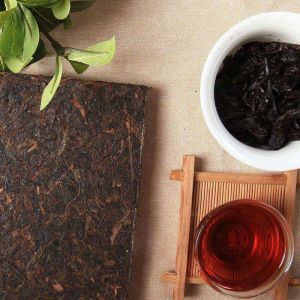 Chinese Dark Tea Brick Refreshing With Nature Vitamins And Minerals